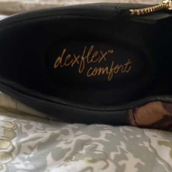 Size 9 calf hair leopard print Booty Heels by Dexflex Comfort - Picture 3 of 4